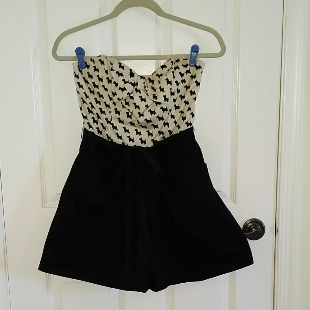 Anthropologie Scottish Terrier Romper (NWT)